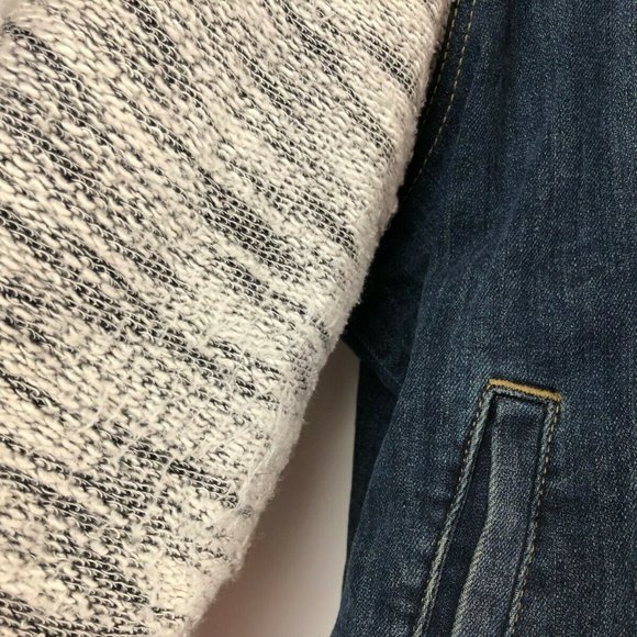 Torrid Denim French Terry Jacket Women's Plus Size - Picture 6 of 7